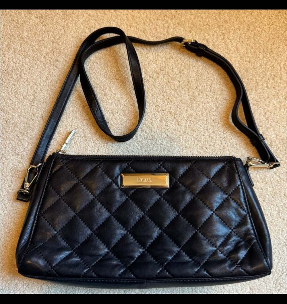 DKNY Crossbody Leather Black Handbag